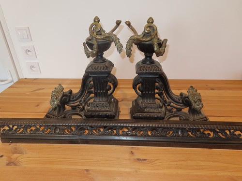 Ensemble cheminée ancien - ensemble,