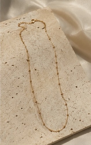 Collier chaîne dorée métal
