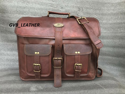 Sac messager vintage - sac, cuir