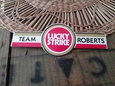 Ancien autocollant team moto lucky strike Roberts