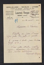 BUZANCY (08) FURNITURE FURNITURE BEDDING ""LAURENT - VERGNE"" in 1950