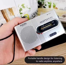 Mini Radio AM FM Radio Portable à piles meilleure réception la plus longue durée