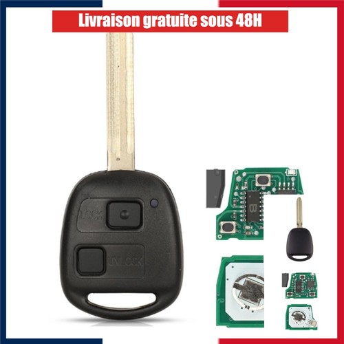 Clé télécommande toyota - clé,