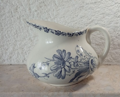 Broc toilette decor floral - decor,