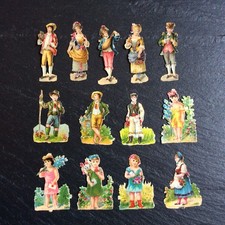 Anciens Chromos Lot 13 Petits