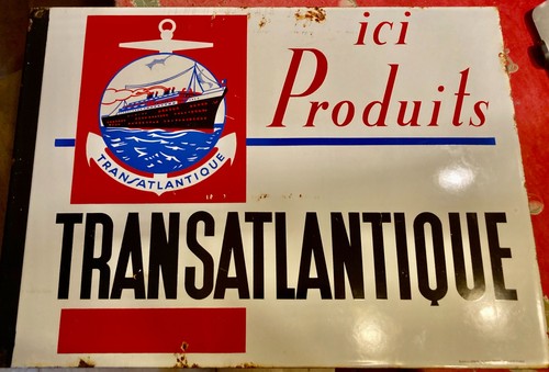 Plaque émaillée ancienne