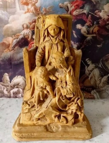 Statue vierge enfant - vierge, a
