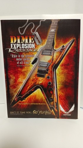 Dean razorback guitar - guitar, dimebag