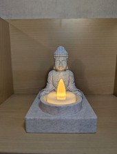 Bougeoir Buddha assis