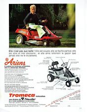  1974 Advertising 0722 Advertising Tromeca Motoroculture Ariens Self Supporting Mower