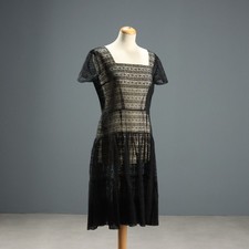 Robe Vintage Dentelle Noire