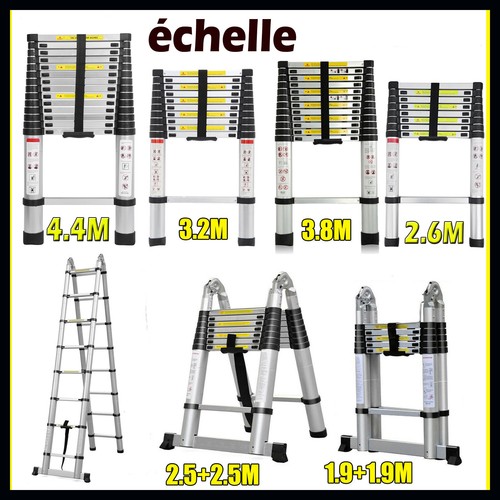 Alu échelle - 5m, 3.8m