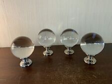 4 Clear Crystal Stair Balls (Price for 1)