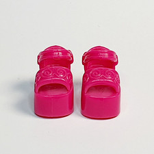 Antique Barbie Accessory Shoe High Heel Pink Platform RARE Vintage