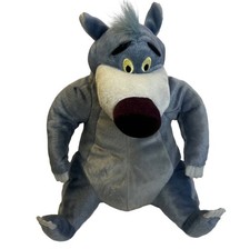 Disney Baloo Talking Plush 2002 12" Squeeze Hand and he talks. Pre-Owned Working
