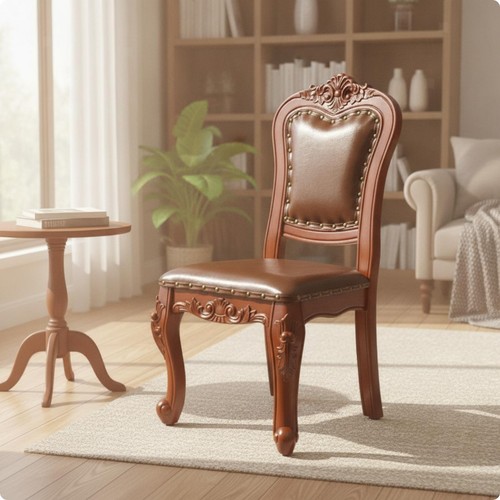 Fauteuil rembourré orné - , et