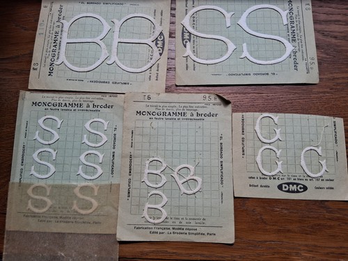 Anciens monogrammes broder - à,