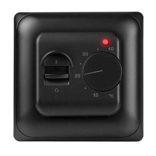 Thermostat ambiant noir - thermostat,