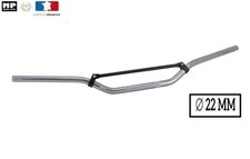 GUIDON MOTO CROSS CYCLO ENDURO 50cc 125cc 250cc Couleur  GRIS TITANE D 22 mm