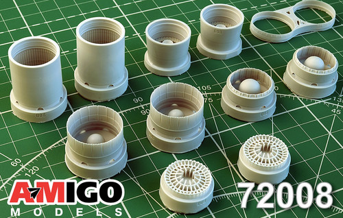 Exhaust nozzles set for - set,