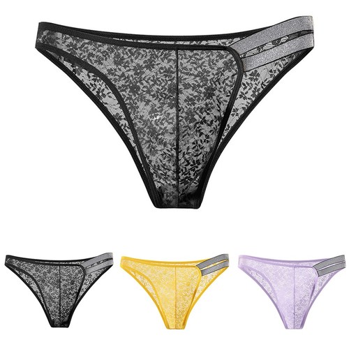 Slip transparent homme