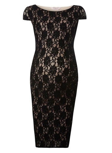 Robe moulante noire - , maternité