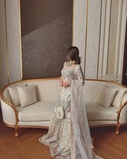 SALWAR KAMEEZ PAKISTANI INDIAN WEDDING PARTYWEAR BOLLYWOOD SHARARA SUIT GHARARA