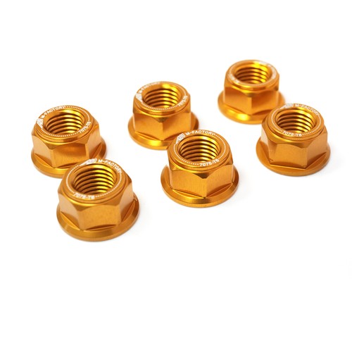 Gold cnc racing rear sprocket - gold,
