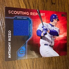 2016 Topps Baseball Series 2 Anthony Rizzo #SRR-ARI Game-Used Jersey Relic