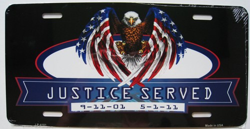 Plaque auto usa justice - justice,