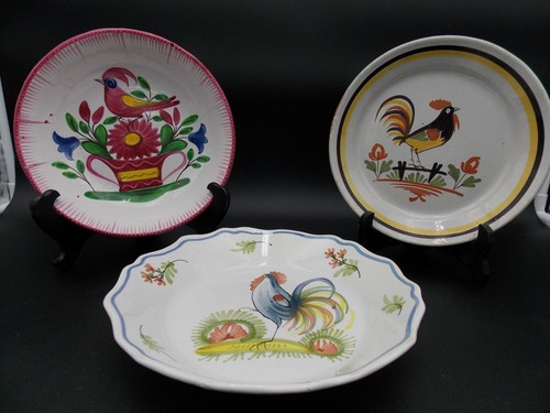 Lot assiette en - de, 3
