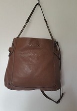 ABACO CHARLY/JAVA BAG E12 SAC PORTE ÉPAULE EN CUIR D'AGNEAU TAUPE VALEUR 495EURO