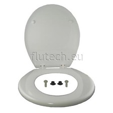 Jabsco 29127-1000 SEAT, Ensemble de Siège, Abattant et Charnière pour Toilettes 