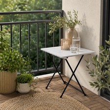 Table pliante bois/métal