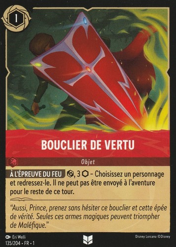 Lorcana disney tcg bouclier - lorcana,