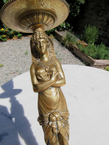Xix lampe bronze doré - xix,