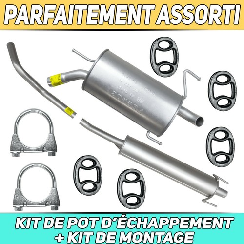 Kit pot échappement - pot, d’échappement