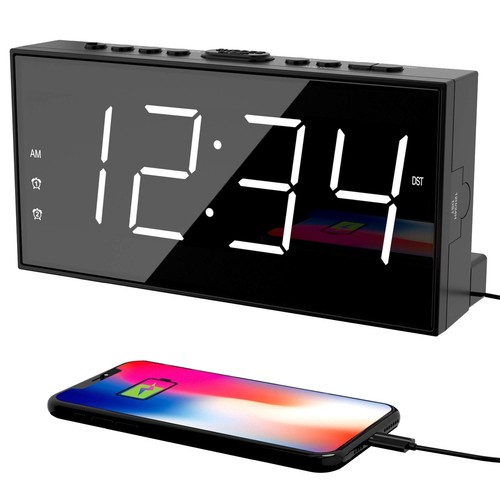 Alarm clock for bedroom - alarm, led