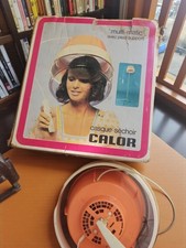 Vintage casque sèche-cheveux Multi-Matic Calor ancien, sans pied, rétro coiffeur