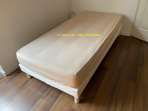 Lit personne avec - personne,