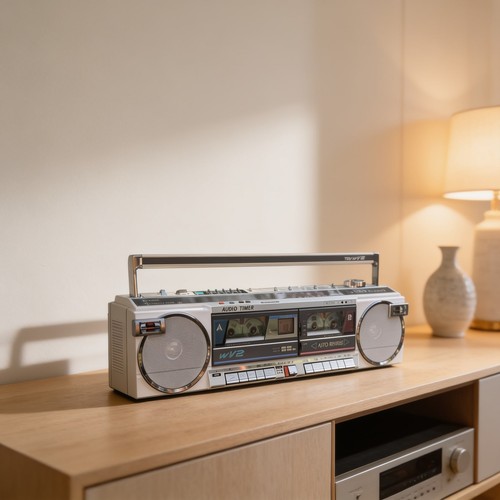 Sanyo wv2 rare boombox - sanyo,