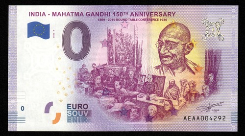 Billet euro gandhi - gandhi, 150th