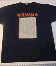 ?Rare?2003 Nirvana Ghost Note Anvil Red Bar Tag Kurt Cobain GUC