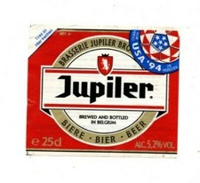 Belgium - Beer Label - Brasserie Jupiler - World Cup USA 1994