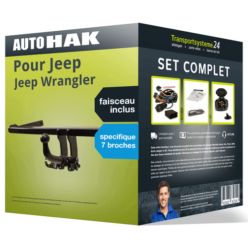 Attelage pour jeep wrangler - pour,