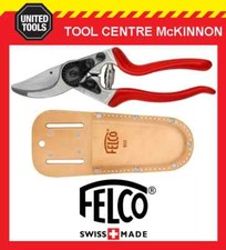 FELCO 8 ERGONOMIC SWISS MADE PRUNING SHEAR / SECATEURS + LEATHER HOLSTER