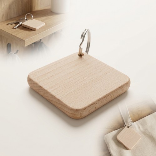 Porte clés pendentif bois - porte-clÉs,
