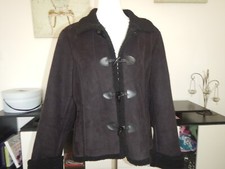 Manteau femme "Felino" taille 5 (L) Imitation daim 70% Acrylique / 30% Polyester