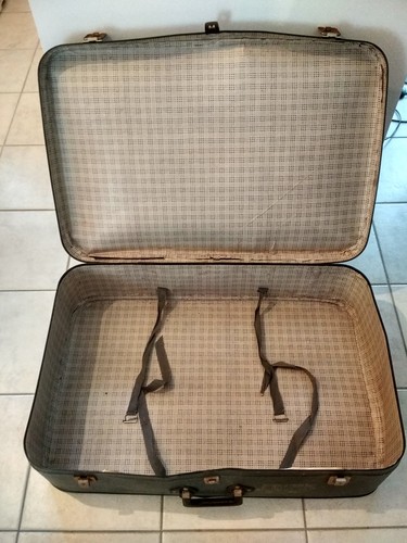 Valise carton vintage 75cm - valise,