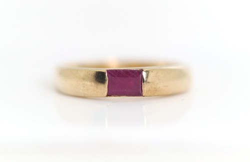 Bague vintage jaune 8 - bague,